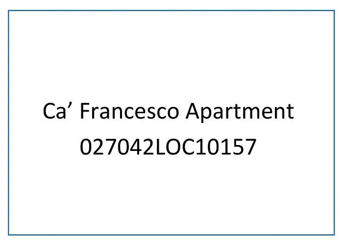 Ca Francesco Apartment